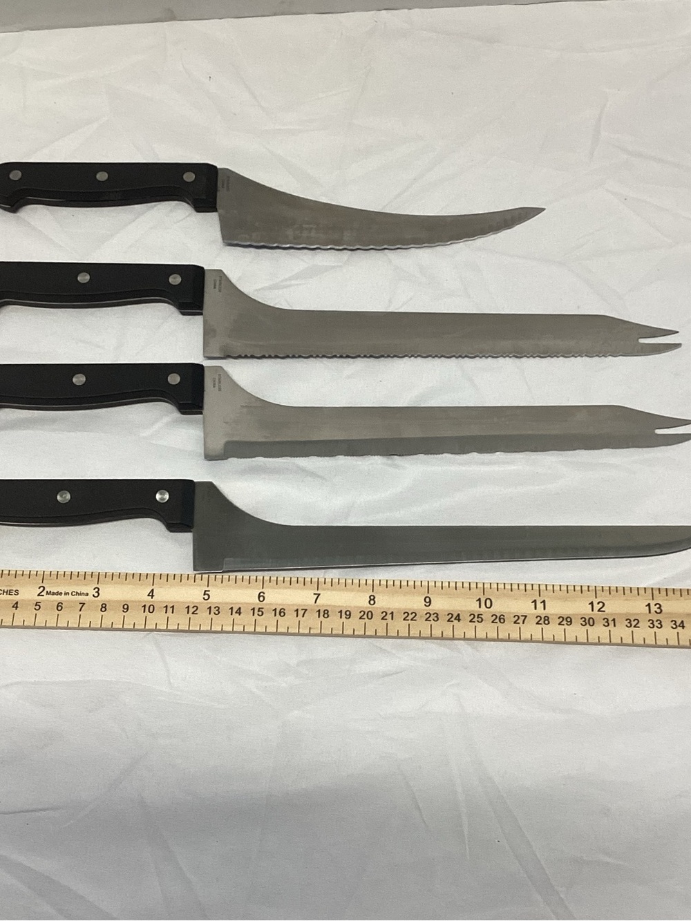 RONCO SHOWTIME SIX STAR CUTLERY KNIFE SET- 4-Pieces #1, #3, #6, #8